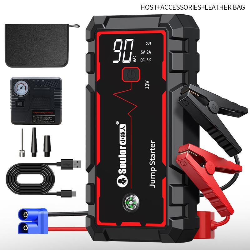 Car Emergency Start Power Set, 1 Set Car Jump Starter Emergency Start Power Set, Summer Gift, Car Emergency Starting Power Set