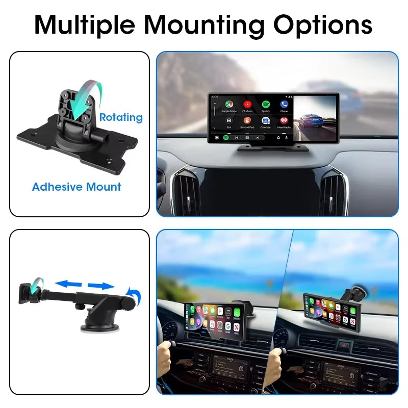 Car Play Display PLUS Dual Dash Cam